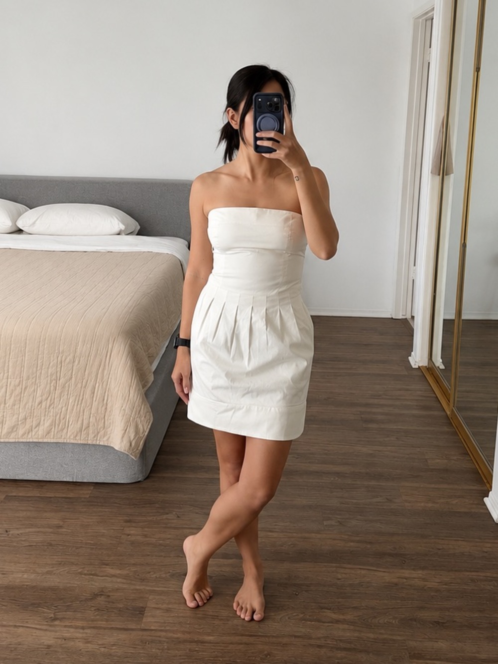 CLUB MONACO TUBE TULIP DRESS NWOT